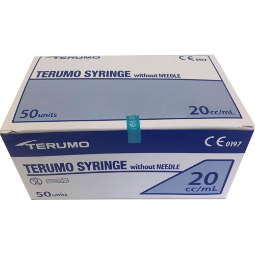 Terumo SS-03L Hypodermic Syringes without Needle | Luer Lock | 3mL- 100 per  Box